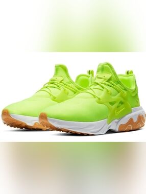 Nike Presto Rreact ‘Volt’ Neon Yellow-Green Running Sneakers size 13